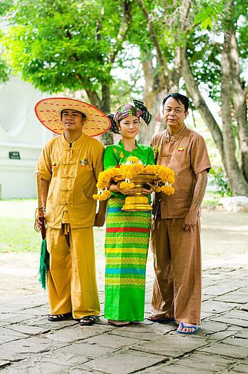 Shan Woman in Traditional Dress